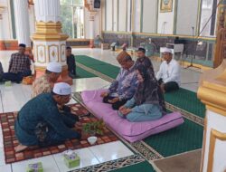 Camat Amien, S.Sos Menerima Kunjungan, Dalam Rangka Peseujuek Pelaksanaan Ibadah Haji
