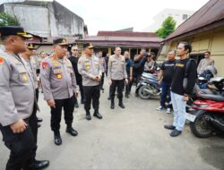 Sidak Polsek Samarinda Kota, Kapolri Tekankan Berantas Premanisme-Optimalkan Pelayanan