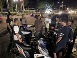 Polisi Bubarkan Balapan Liar, Empat Remaja Diamankan di Bitung