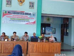 Musdes sosialisasi pembetukan koperasi Merah Putih