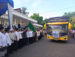 Pelepasan Jamaah Haji Di lakukan Lansung Oleh PJ Wali Kota Langsa Dr.Syaridin S.pd.M.pd