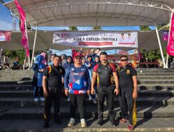 Dalam Semarak HUT ke-374 Kota Gunungsitoli, Brimob Polda Sumut Ikut Meriahkan Fun Bike Bersama Warga