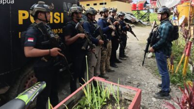 Satgas Ops Damai Cartenz Berhasil Amankan Bandara Aminggaru Ilaga Saat Terjadi Kontak Senjata 