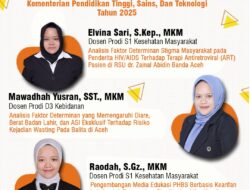 Toreh Prestasi di Kancah Nasional, Dosen STIKes Payung Negeri Aceh Darussalam Raih Pendanaan Riset 2025
