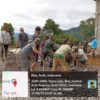 Wujud Kepedulian Babinsa Melaksanakan Gotong royong Bersama Nasyarakat Desa Tebes Lues