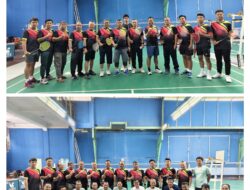 Friendly Fun Minton Antara PELINDO Regional 1 Dan Regional 2 Teluk Bayur Pekan Baru, Pererat Sinergi Dan Kekompakan