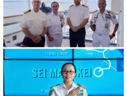 Sosok Wanita Pandu yang Berhasil Sandarkan Star Cruises MV Star Voyager di Pelabuhan Kuala Tanjung.