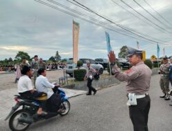 Polres Bener Meriah Kawal Pelaksanaan Sholat Idul Adha 1446 H Dengan Pengamanan dan Pengaturan Lalu Lintas Yang Humanis