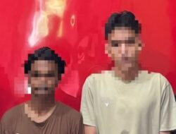 Polres Pidie Jaya Tangkap Dua Pemuda Meureudu Terkait Judi Online Slot di Warung Kopi