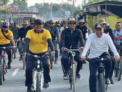 Semarak HUT Ke-18 Pidie Jaya: Bupati dan Wakapolres Gowes Bareng Warga, Satlantas Kerahkan Pengamanan Ketat