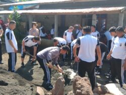 Polres Bitung Bantu Warga Camp Klabat Lewat Program Fasilitas Air Bersih