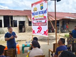 Polda Sumut Perbaiki Rumah Warga Miskin di Namorambe dalam Peringatan HUT Bhayangkara ke-79
