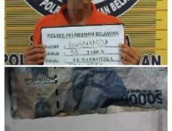 Pengedar Shabu Diciduk Sat Narkoba Polres Pelabuhan Belawan Saat Menunggu Pembeli