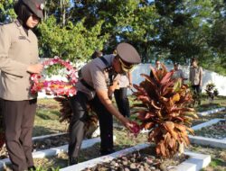 Jelang Hari Bhayangkara ke-79, Polres Aceh Tengah Gelar Ziarah dan Tabur Bunga di TMP