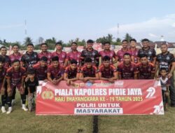 AJ Motor FC Singkirkan Sniper FC 1-0, Amankan Langkah ke Perempat Final Kapolres Pidie Jaya Cup IV 2025