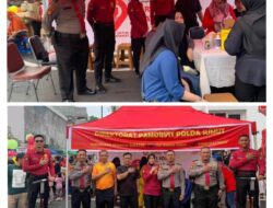 Polda Sumut Gelar Bakti Sosial, Pemeriksaan Kesehatan Gratis di Lapangan Merdeka