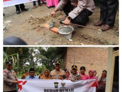 Terdampak Kebakaran, Polres Langkat dan Baznas Bangun Harapan Lewat Bedah Rumah