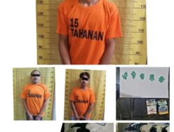 Kelabui Petugas Dengan Bungkus Rokok, Tiga Pria Langsung Di Boyong Ke Polres Binjai