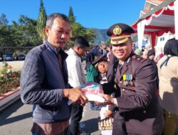 Di Hari Peringatan Bhayangkara ke-79, Polres Aceh Tengah Gelar Bansos dan Pengobatan Gratis untuk Warga