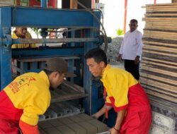 Laris Terus, 200 Ribu Paving Blok Buatan Warga Binaan Rutan Kelas I Medan Kembali Terjual