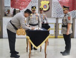 Kapolda Aceh Pimpin Sertijab Empat Pejabat Utama dan Dua Kapolres