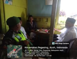 Bahas Keamanan Kampung, Babinsa Melaksan Komsos di, desa Uning