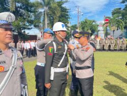 Kapolres Bitung Pimpin Apel Gelar Pasukan Operasi Patuh Samrat 2025, Tegaskan Komitmen Wujudkan Kamseltibcarlantas