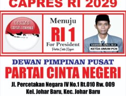Partai Cinta Negeri Resmi Deklarasikan Samsuri, S.Pd.I, M.À Sebagai Calon Presiden RI