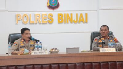 Tim Puslitbang Polri Berkunjung Ke Polres Binjai