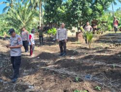 Polres Bitung Ajak Warga Manfaatkan Lahan Tidur untuk Budidaya Jagung