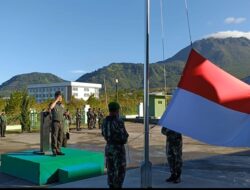 Upacara 17 an, Dandim 0119/BM Bacakan Amanat Kepala Staf TNI Angkatan Darat