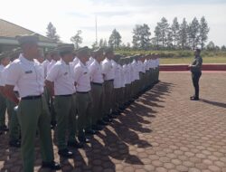 Kodim 0119/BM Terima Laporan 63 Orang SPPI Komcad Tahap III Yang Baru Selesai Melaksanakan Pendidikan