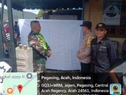 Babinsa Ramil 03/Pegasing Amankan Pilkades Desa Jejem, Shalihin Terpilih Sebagai Reje