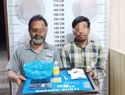 Ungkap Peredaran Narkoba di Pondok Baru, Polres Bener Meriah Amankan Dua Tersangka