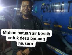 Desa Bintang Musara Alami Krisis Air Bersih Akibat Musim Kemarau, Camat dan Aparat Kepolisian Minta Pemerintah Tanggap