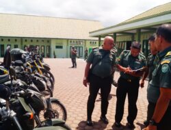 Kodim 0119/BM Terima Pengecekan Kekuatan Material Bidang Logistik Dari Kodam Iskandar Muda (IM)