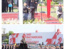 Polri untuk Masyarakat, Polda Sumut Gelar Upacara Peringatan Hari Bhayangkara ke-79, Tegaskan Komitmen Melayani dan Berbenah