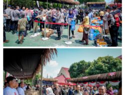 Meriahkan HUT Bhayangkara ke-79, Polda Sumut Gelar Pasar Murah dan Sajikan Kuliner Gratis untuk Warga
