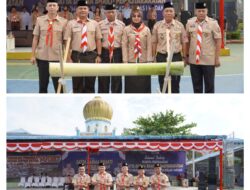 Warga Binaan Rutan Kelas I Medan Ikuti Upacara Pembukaan Perkemahan Satya Dharma Bakti Pemasyarakatan Tahun 2025