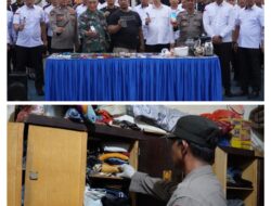 Kegiatan Razia Gabungan Di Rutan Kelas 1 Medan : Untuk Ciptakan Situasi Aman Dan Tertib Di Blok Hunian.