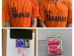 Tabrakkan Sp.Motor Kearah Petugas, Akhirnya Dua Orang Pria Di Gelandang Polres Binjai