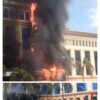 Kebakaran Melanda Gedung Asrama Haji Medan,Api Berhasil di Padamkan