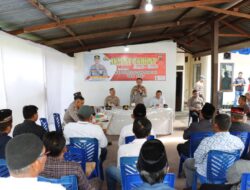 Jumat Curhat Bersama Reje se-Kecamatan Lut Tawar, Kapolres Aceh Tengah Dengar Aspirasi dan Beri Solusi