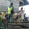 Wujud Kepedulian Babinsa Melaksanakan Karya Bakti Bersama Masyarakat Desa Wihlah