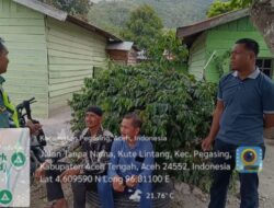 Wujud Kepedulian Babinsa Koramil 03/Pegasing Himbau Warga untuk Tidak Membakar Lahan di Musim Kemarau