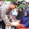 Sambut HUT RI ke-80, Polres Aceh Tengah Gelar Bakti Sosial Bagikan 20 Paket Sembako dan Tali Asih