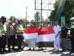 Dari Patroli ke Pembagian Bendera, Ini Langkah Polres Pidie Jaya Sambut HUT RI ke-80