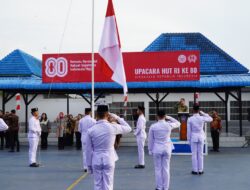 Semangat Kemerdekaan, Rutan Kelas I Medan Gelar Upacara Bendera Peringatan HUT RI Ke-80