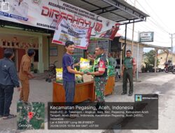 Babinsa Koramil 03/Pegasing Gelar Pasar Murah, Warga Desa Kung Antusias Serbu Beras SPHP