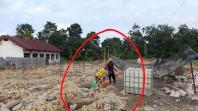 Pasir Ilegal ‘Mengalir’ ke Proyek SMK Negeri 1 Pante Bidari: Siapa Dalang di Baliknya?